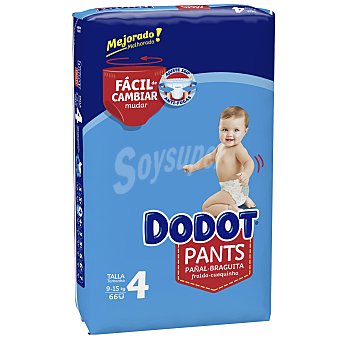 Pañal pants azul jumbo 9-15 kg Talla 4