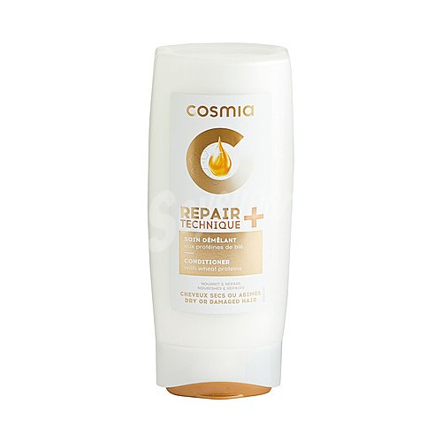 Cosmia Acondicionador nutritivo y reparador para cabellos secos y dañados cosmia Repair technique +