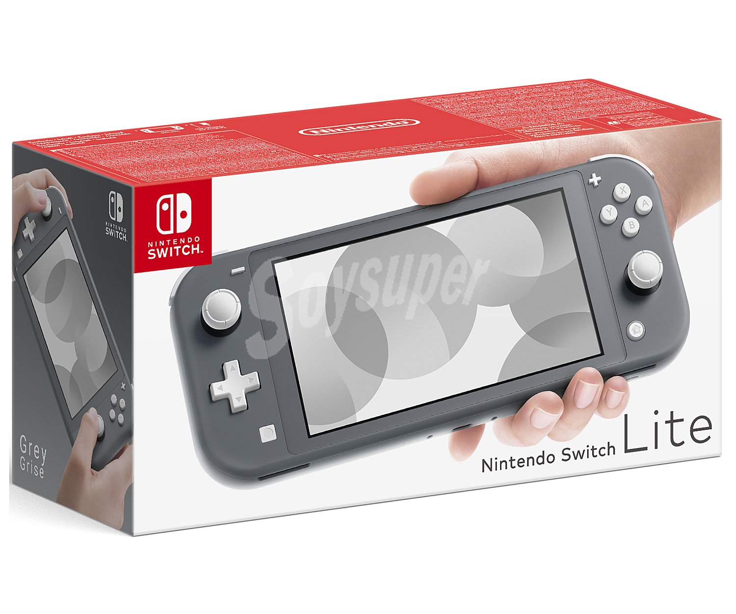 Consola portátil, color gris, nintendo Switch Lite