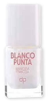 Laca uñas manicura francesa Nº 1 blanco mate (paso 1)