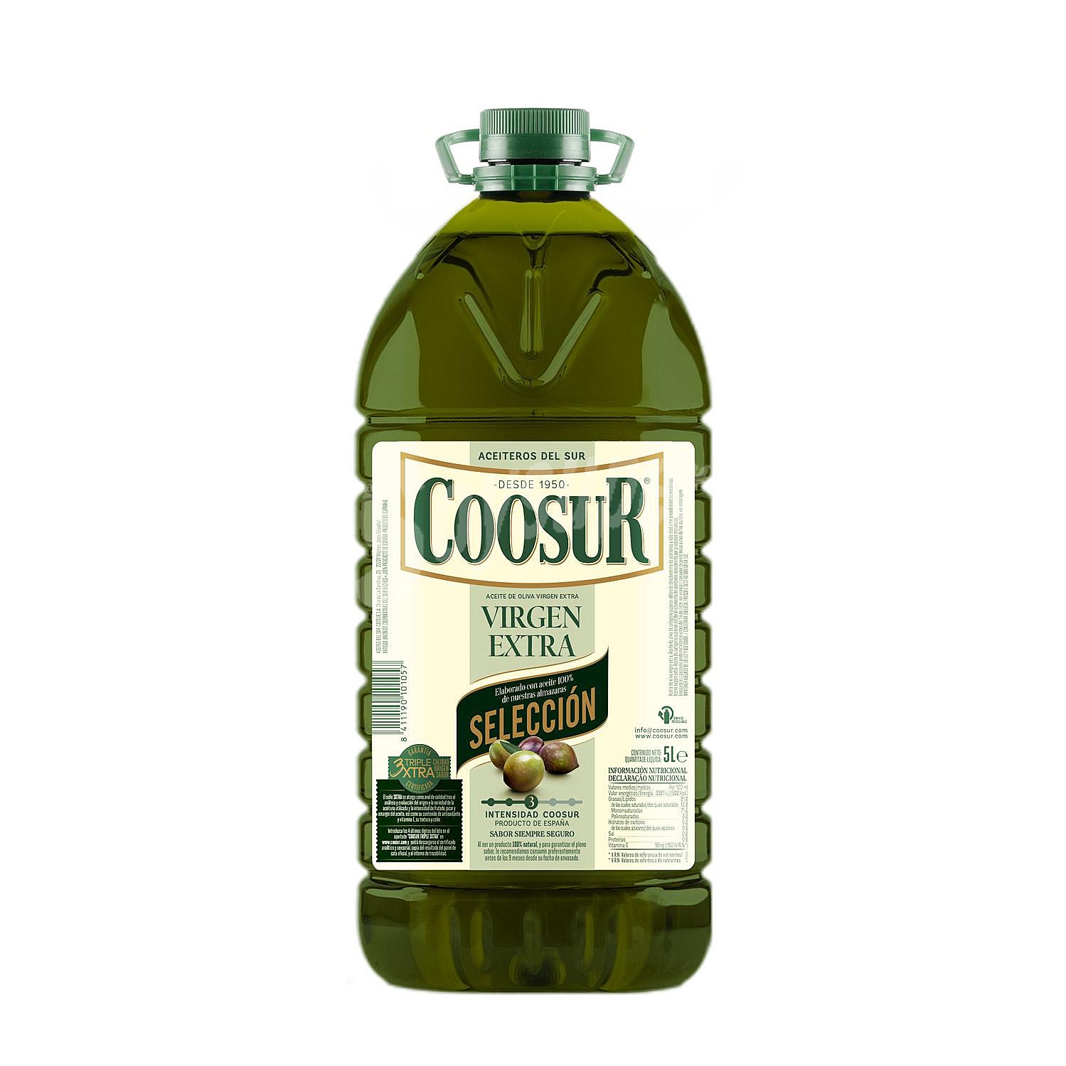 Aceite de oliva virgen extra Coosur