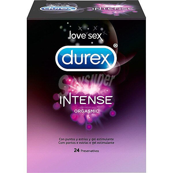 Preservativos de latex con puntos y estrías para orgasmo más intenso intense