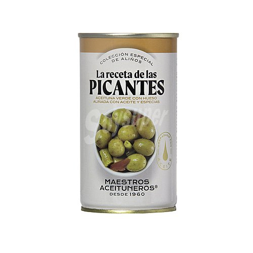 Maestros aceituneros Aceitunas verdes picantes mqestros aceitunero Las Recetas de las Picantes