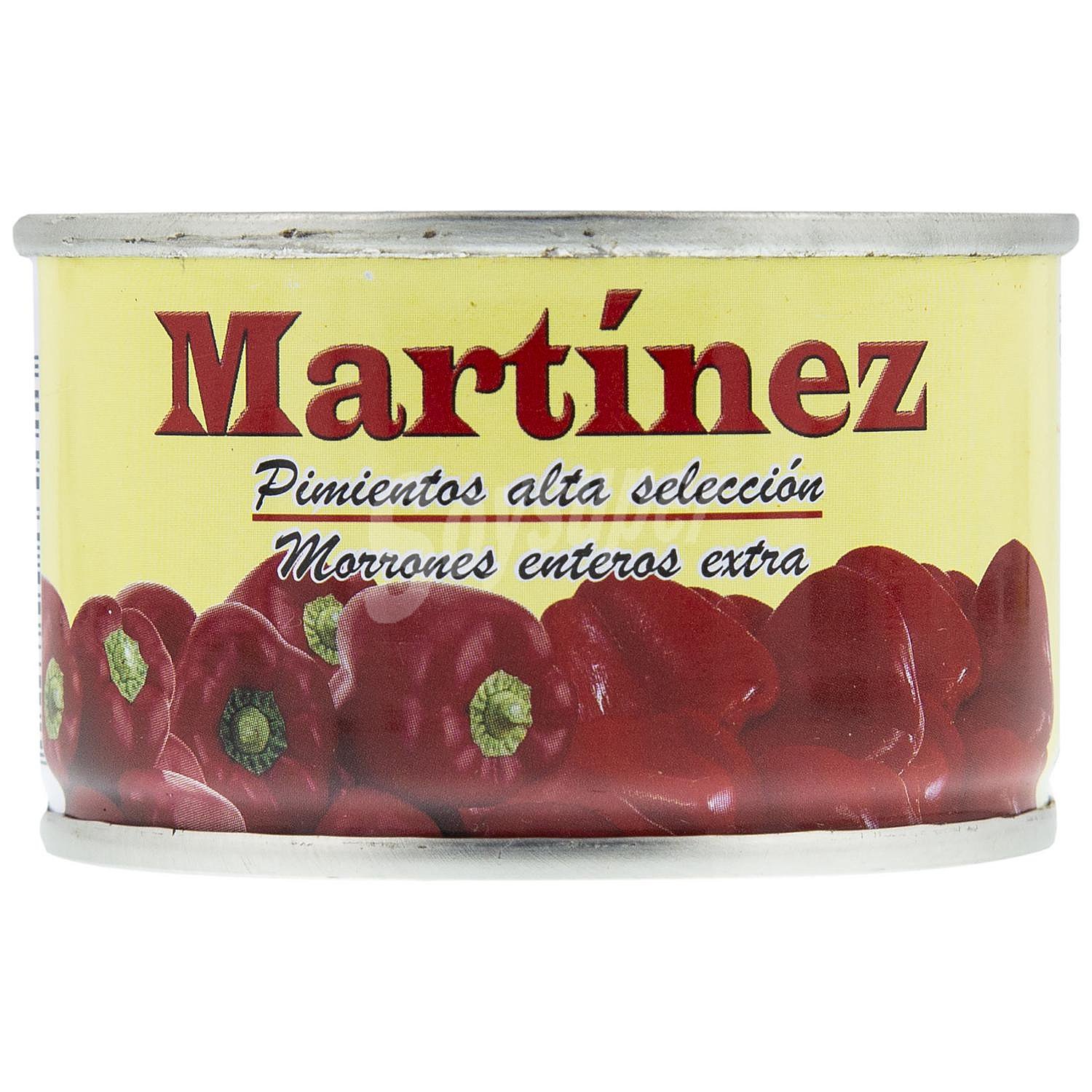 Pimientos morrones enteros Martínez