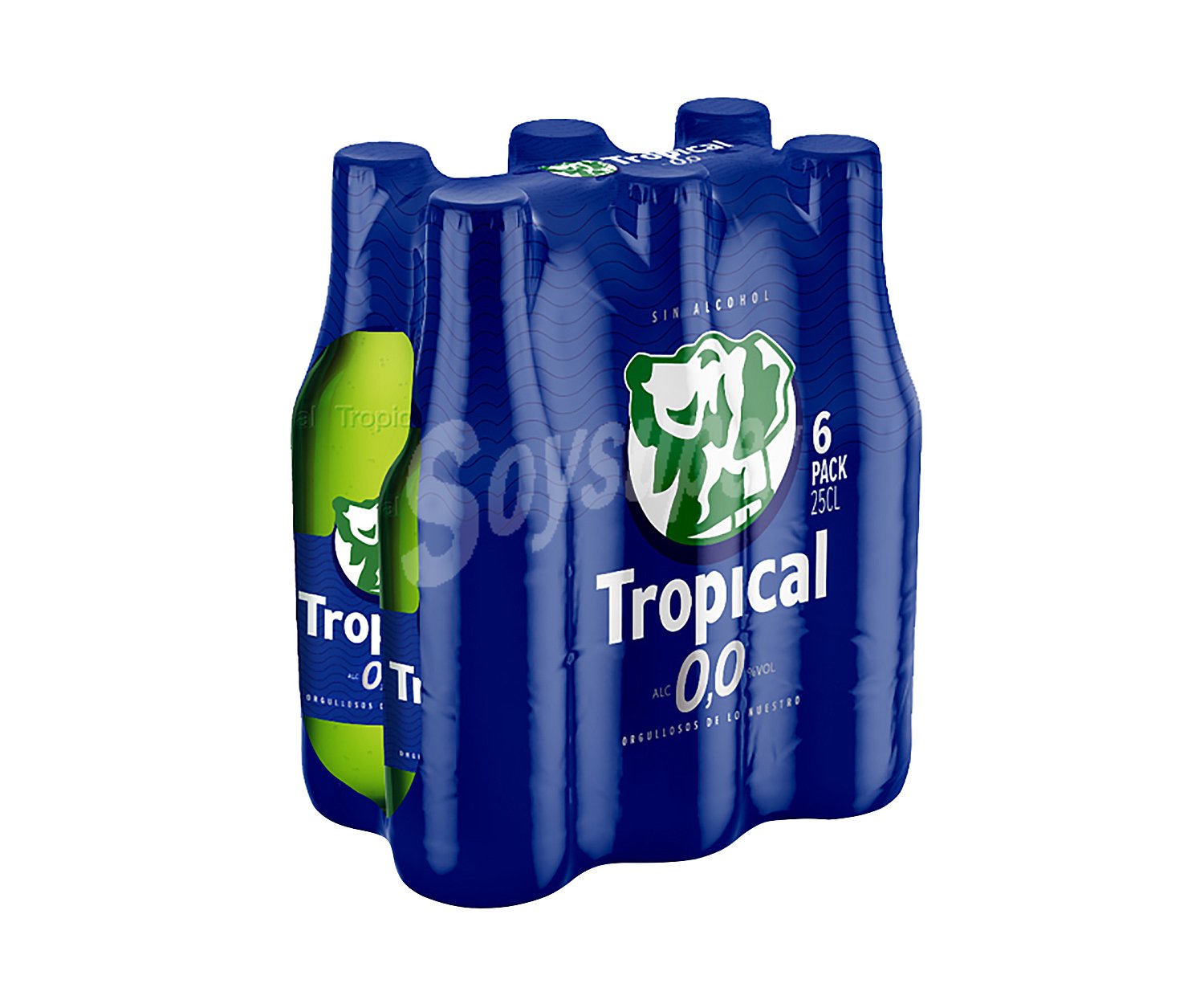 Cervezas sin alcohol, 0,0 % tropìcal pack 6 uds. x25 cl.