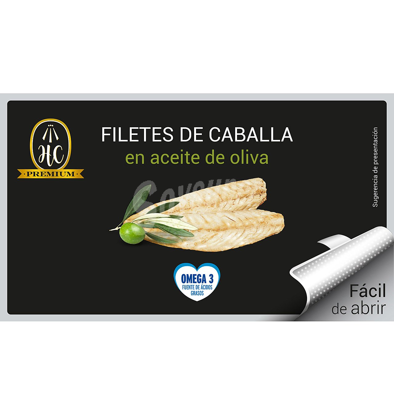 Filetes de caballa hc aceite oliva