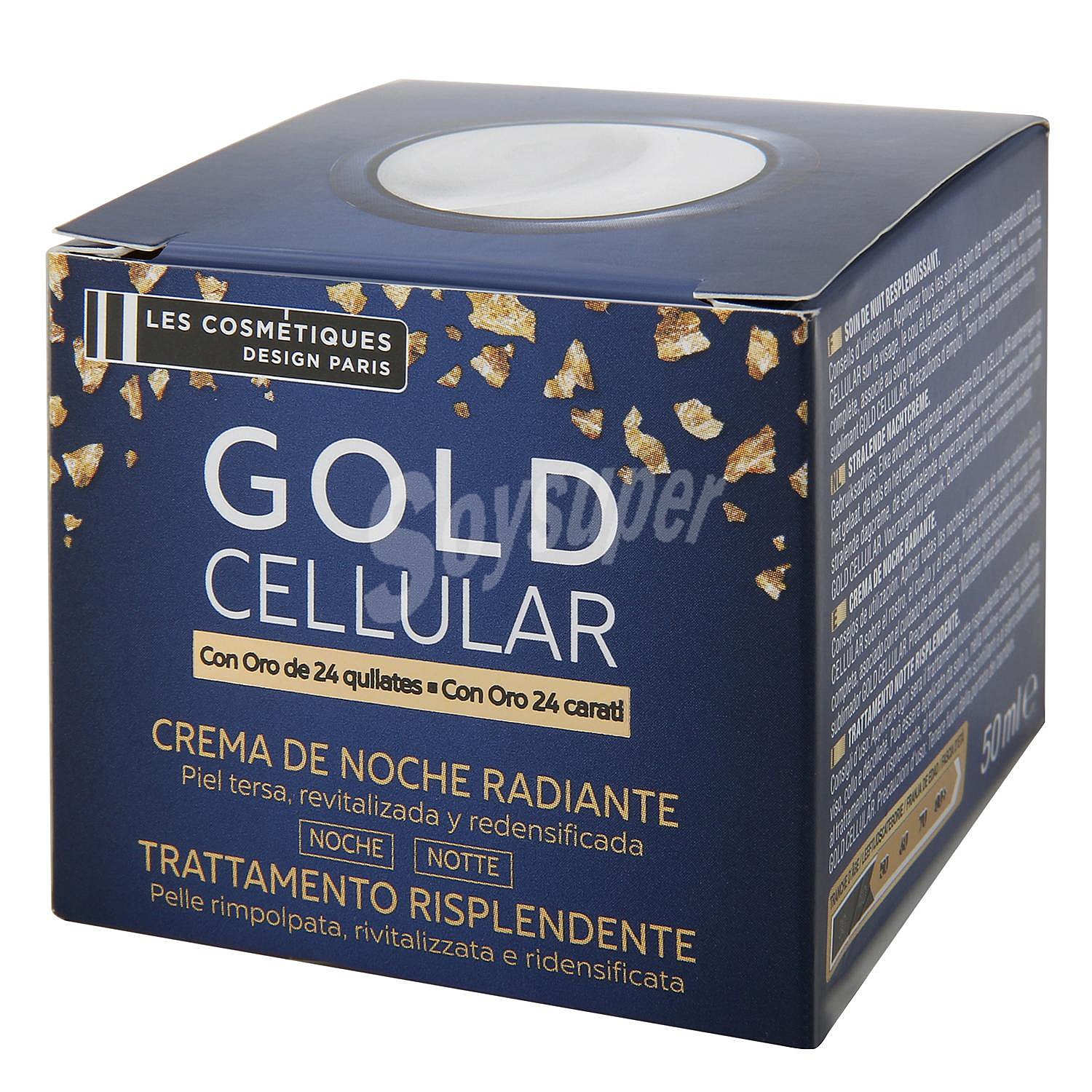 Crema de noche facial Gold Cellular