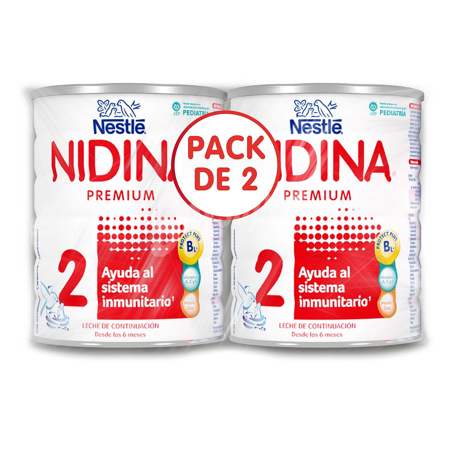 Leche Infantil nidina 2 premium