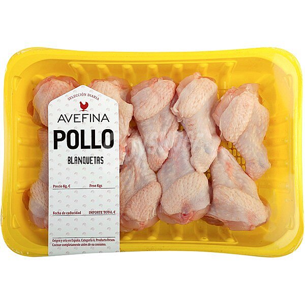 Blanquetas de pollo peso aproximado