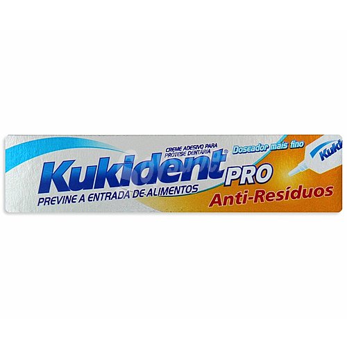 Kukident Crema adhesiva para prótesis dental, efecto sellado kukident Pro anti-residuos