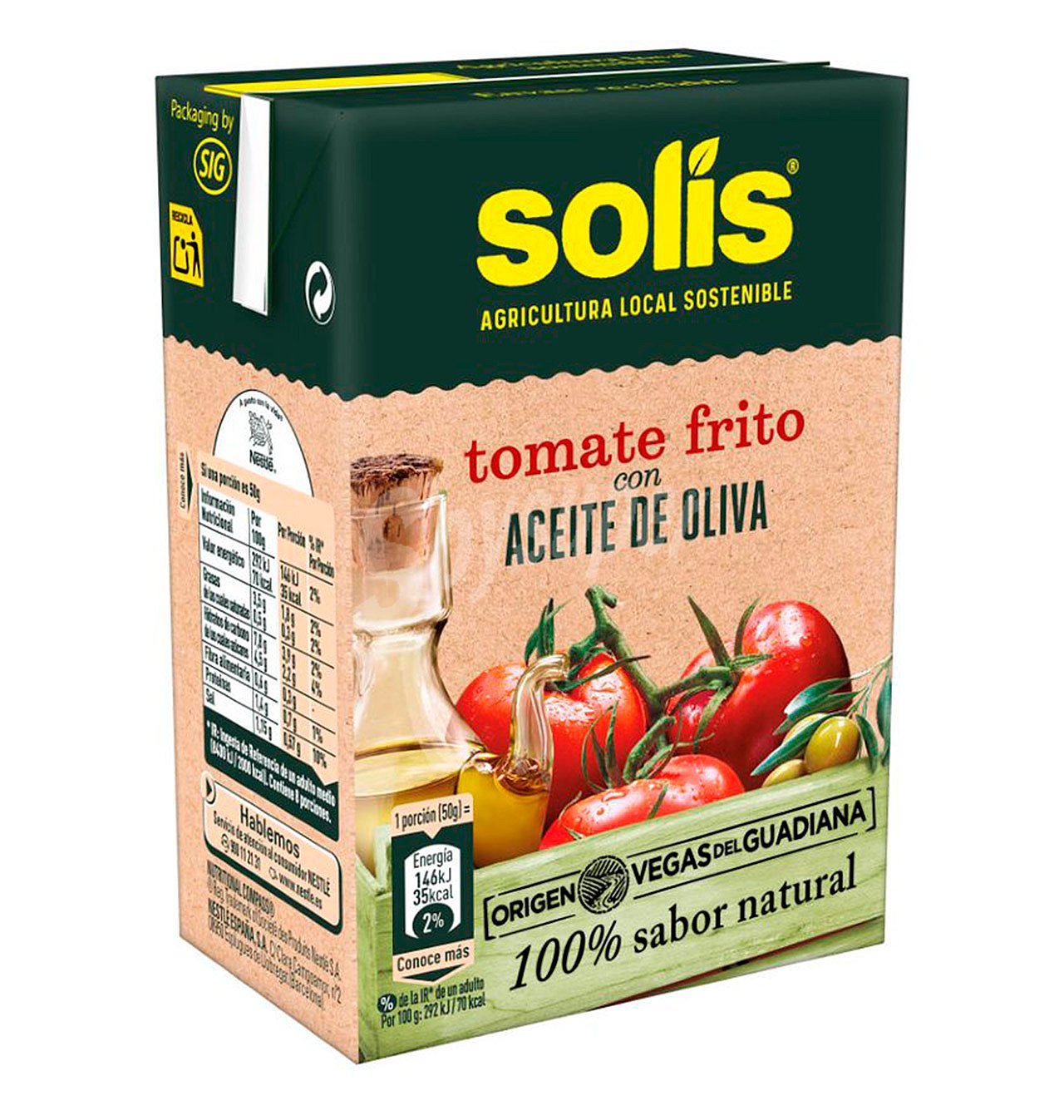 Tomate frito bric aceite oliva