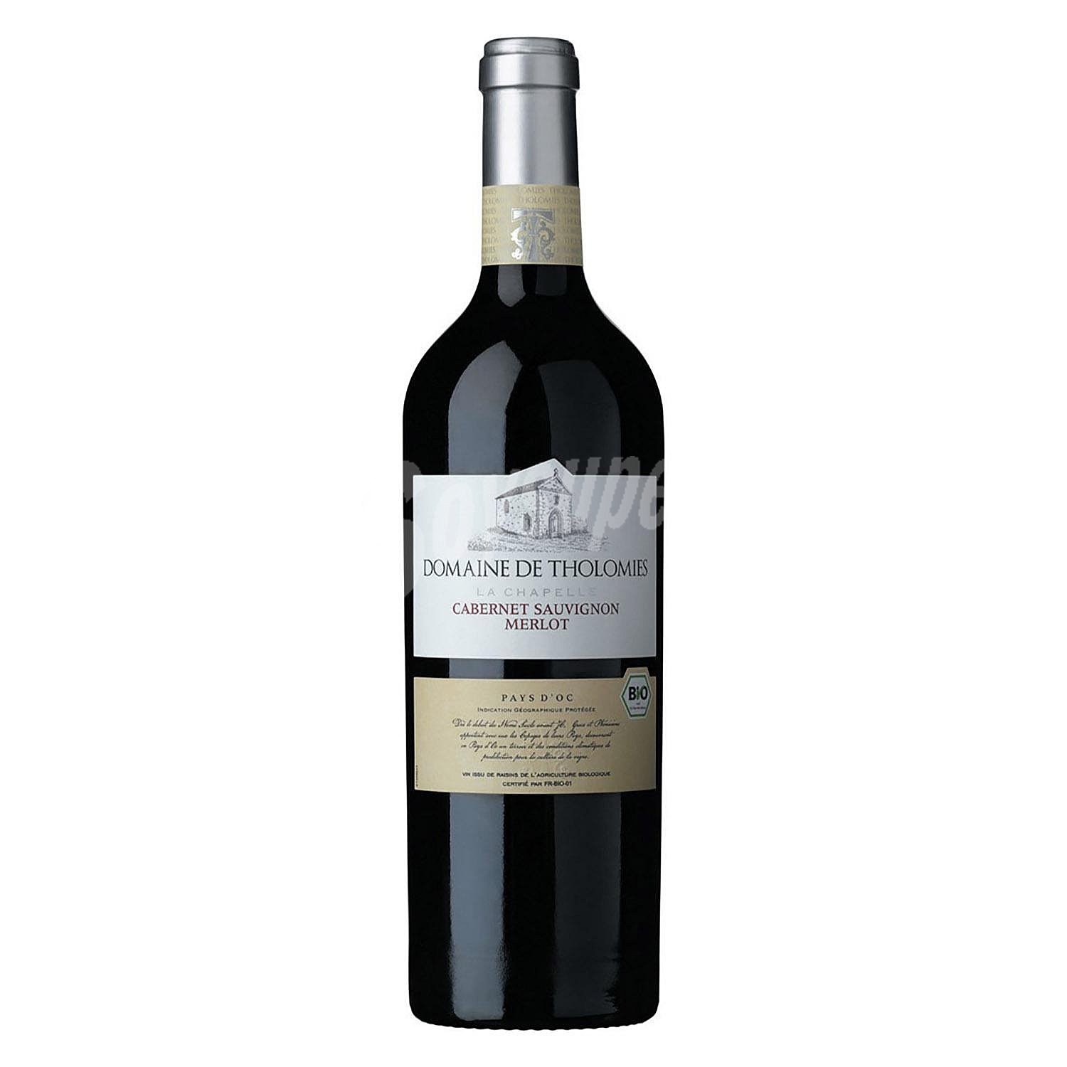 Vino tinto cabernet sauvignon merlot