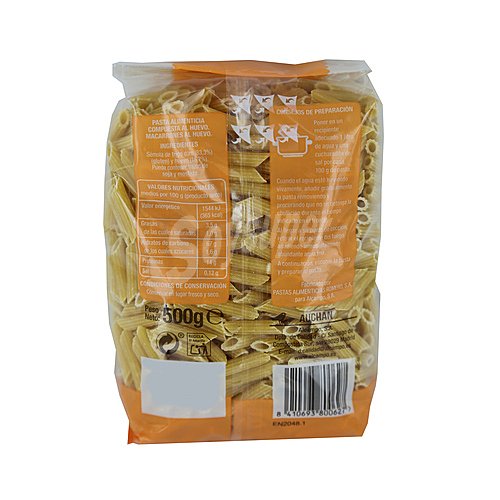 Producto alcampo Pasta macarrón al huevo producto alcampo