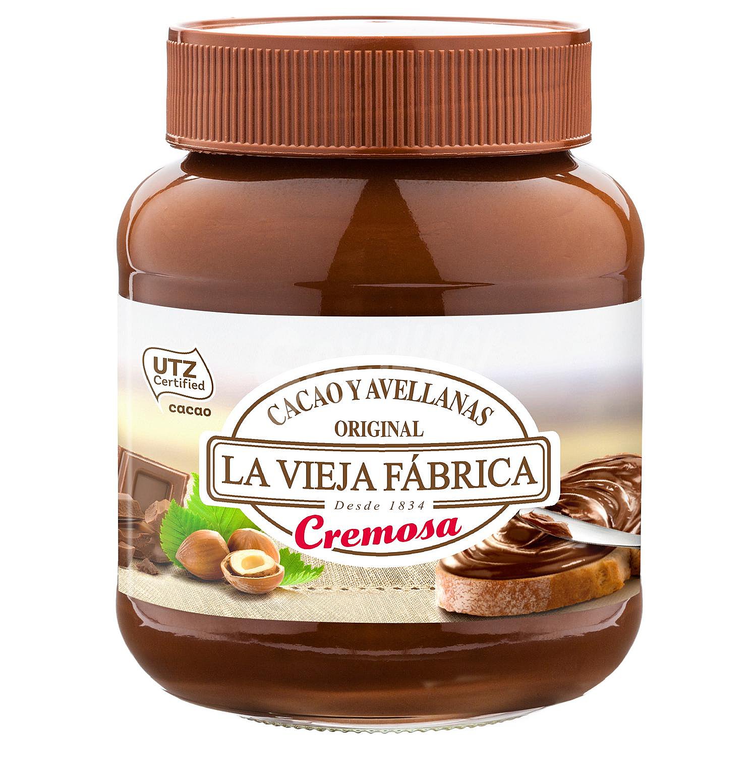 Crema de avellanas con cacao