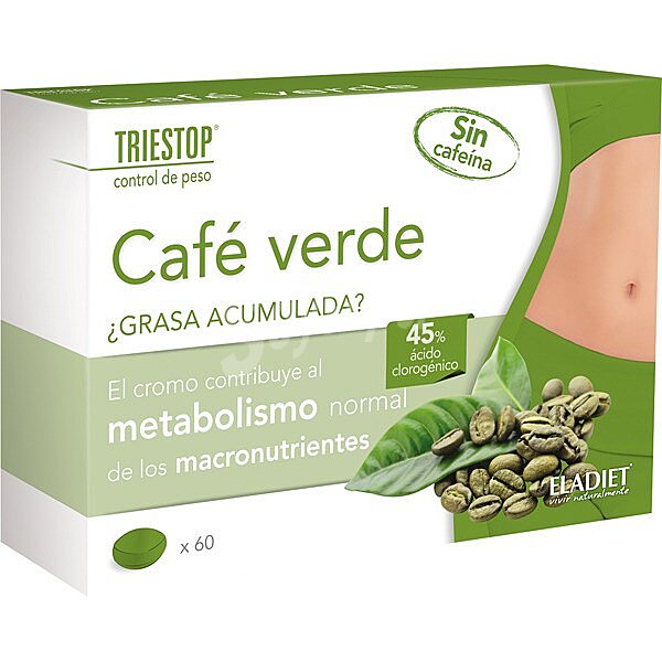 Complemento alimenticio a base de café verde con cromo