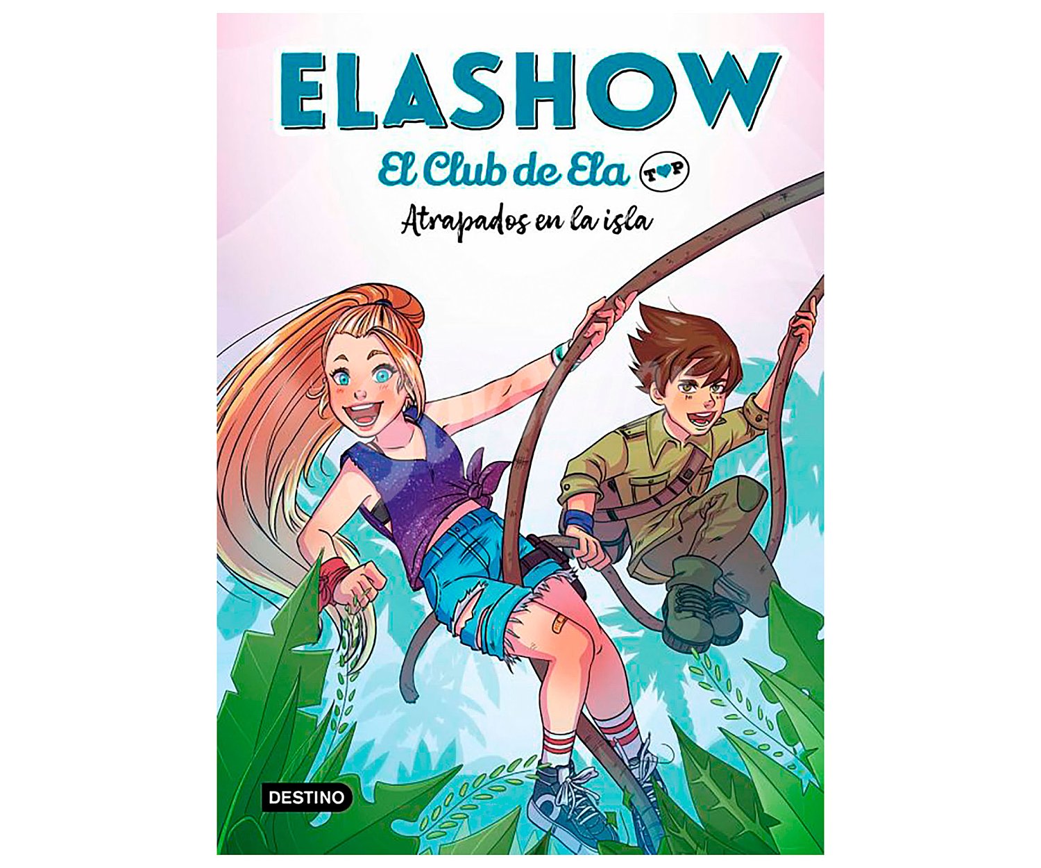 Elashow El club de Ela Top 3: Atrapados en la isla, elaia martínez. Género: infantil. Editorial Destino.