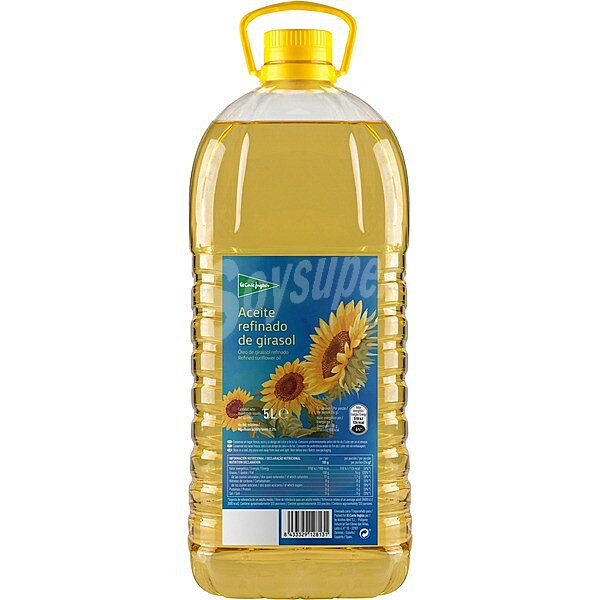 Aceite refinado de girasol bidon