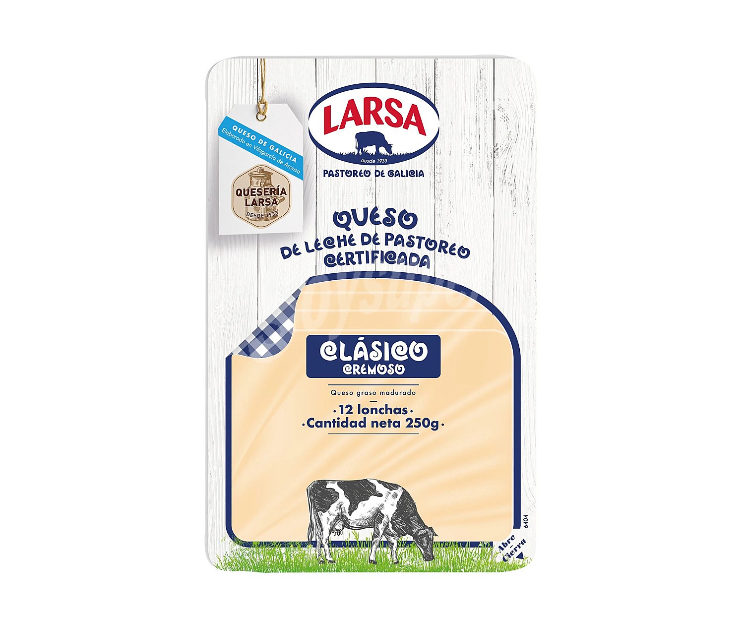 Larsa Queso en lonchas cremoso larsa clásico