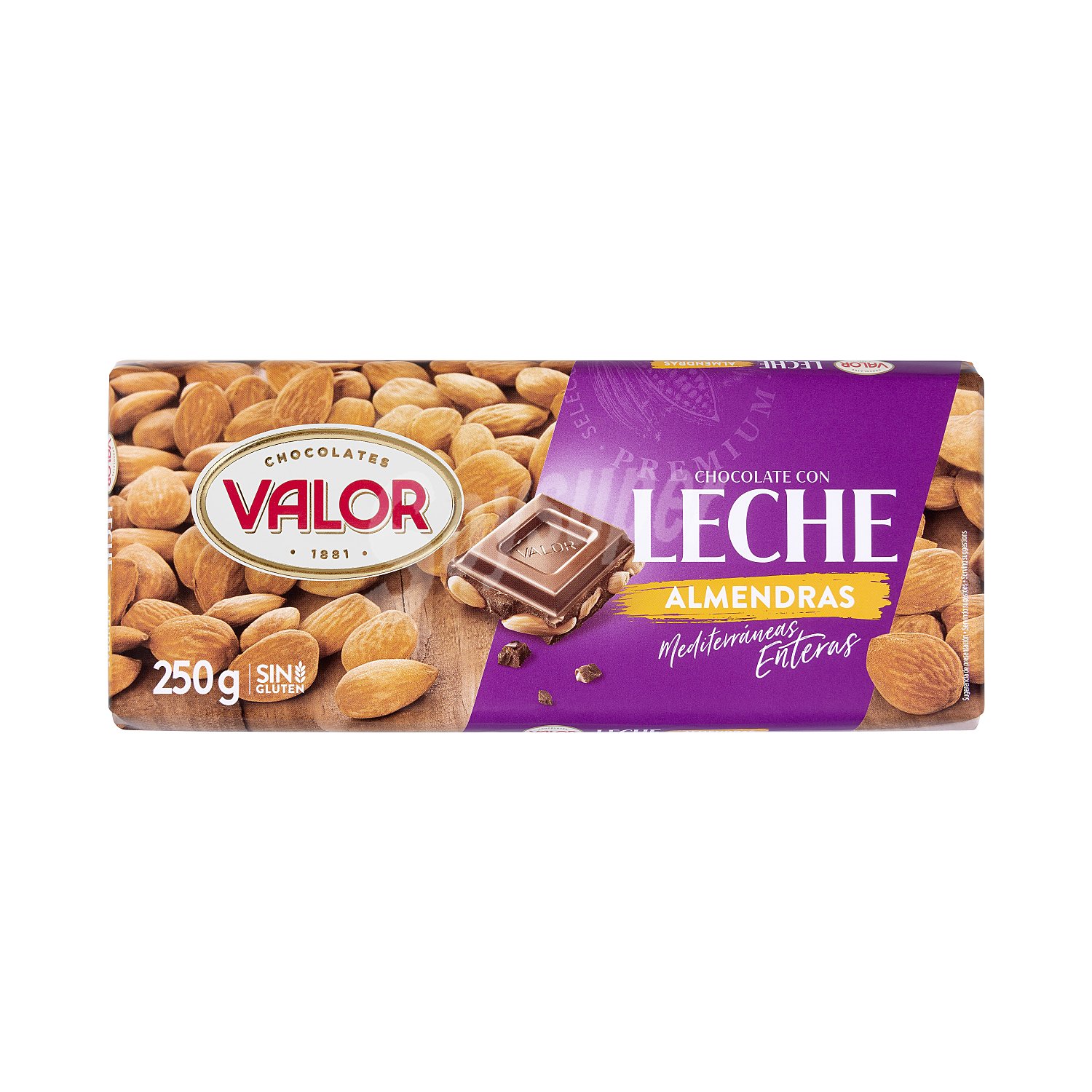 Chocolate almendrado especial con leche valor