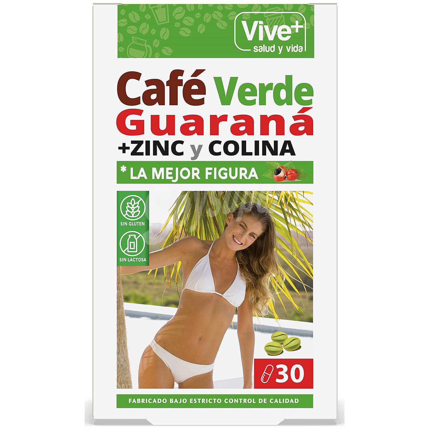 Café verde, zinc + colina vive + salud Y vida