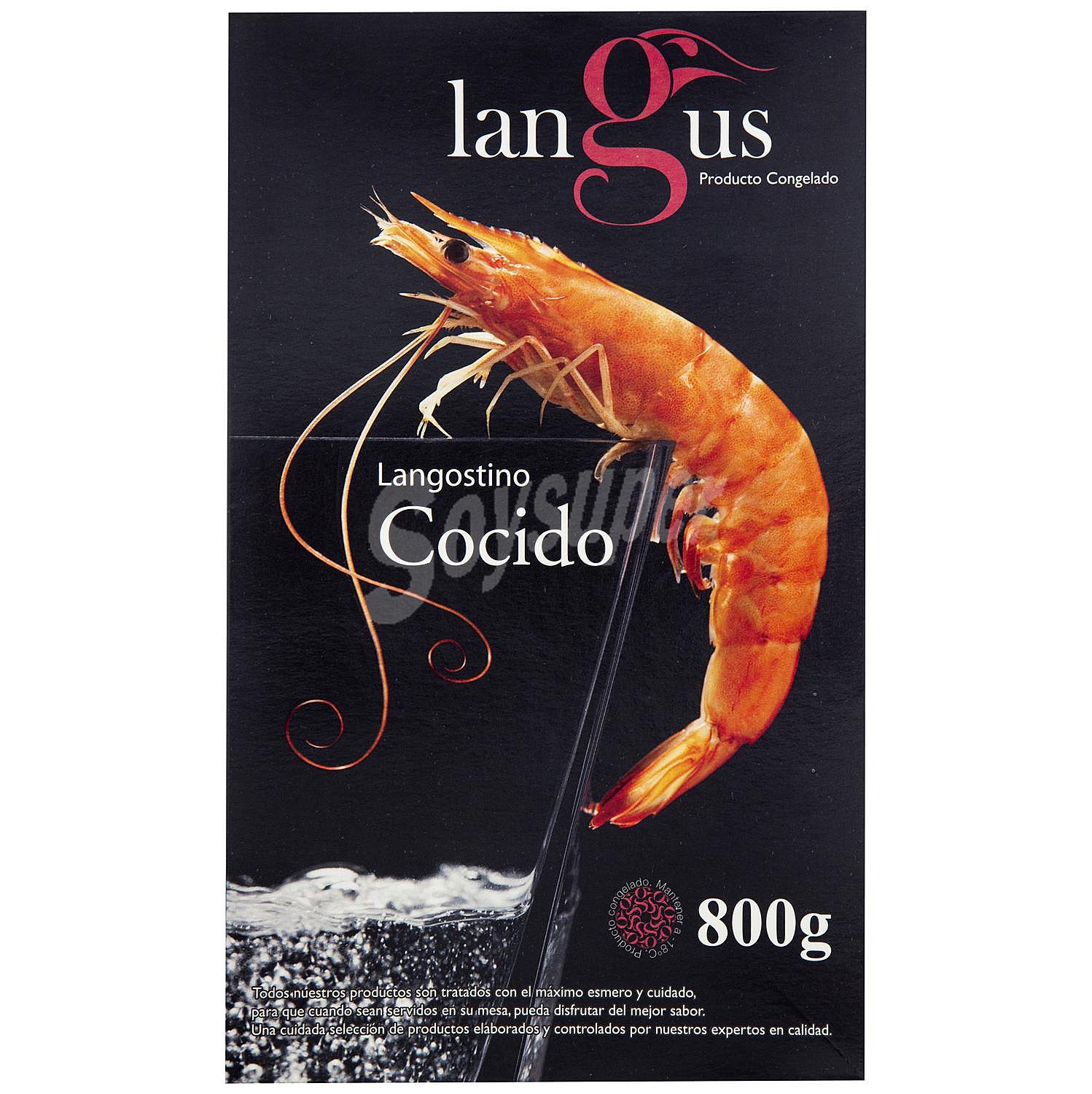 Langostino cocido congelado 32/48 Langus