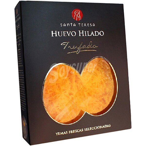 Huevo hilado trufado, elaborado con yemas frescas seleccionadas