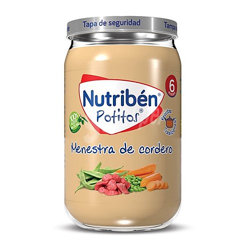 Potitos® de menestra de cordero a partir de 6 meses recetas tradicionales