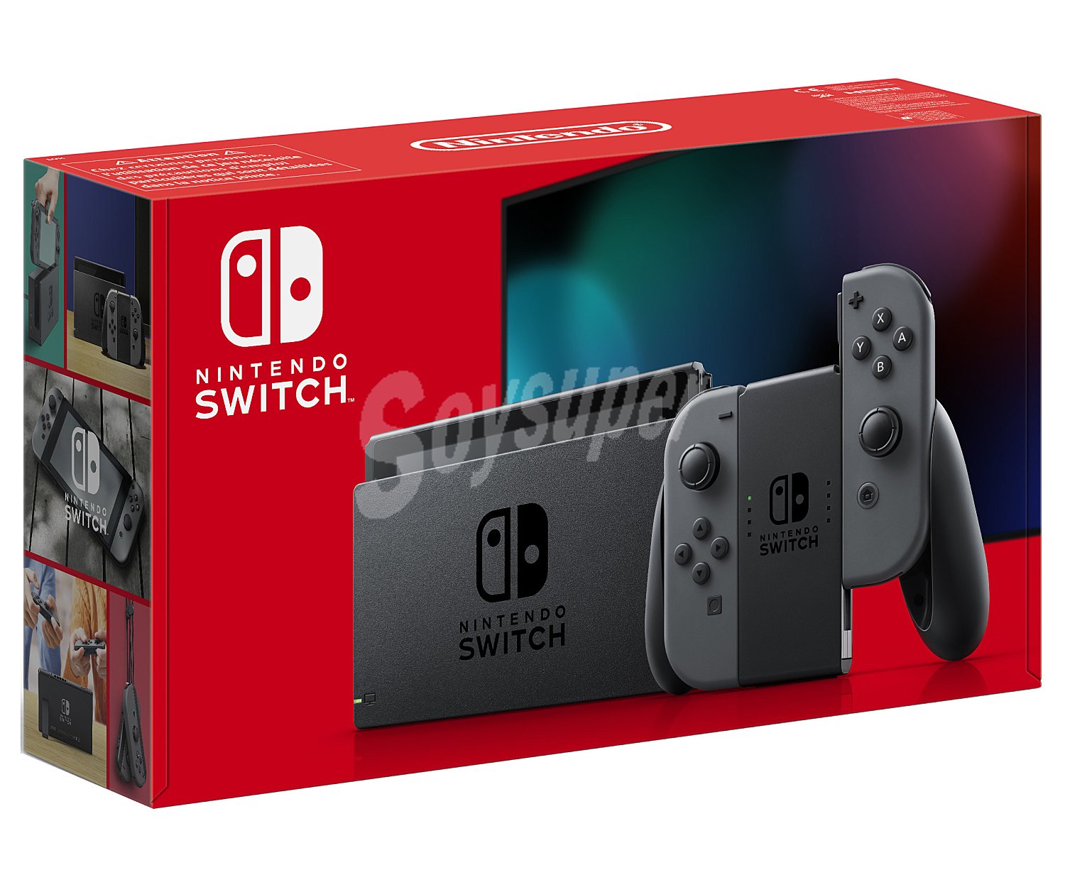 Consola edición con joy con color gris nintendo Switch