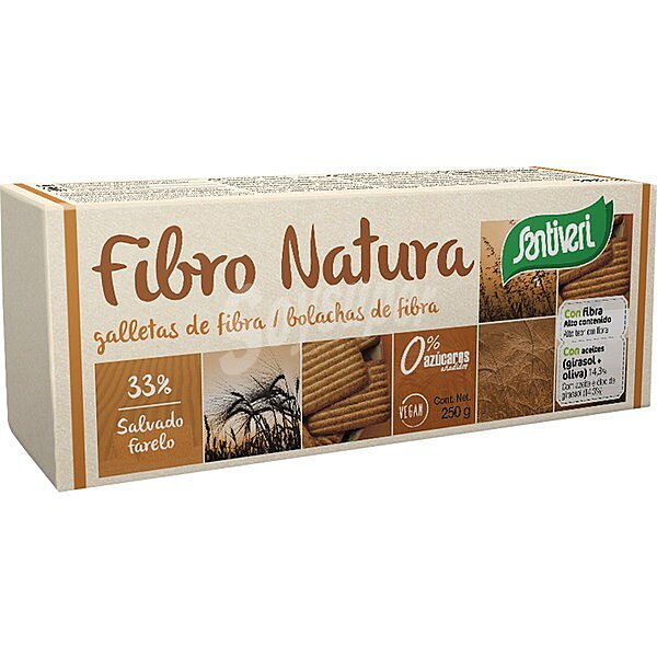 Galletas de fibra naturales