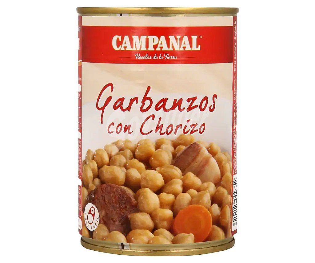 Campanal Garbanzos con chorizo campanal