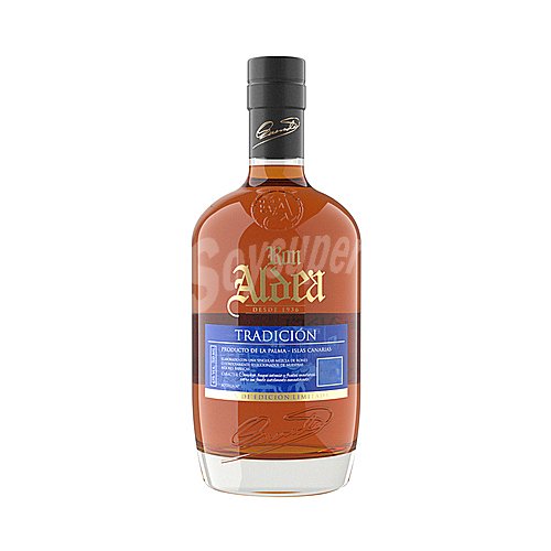 Aldea Ron dorado añejo elaborado en la Palma (islas Canarias) aldea Tradición