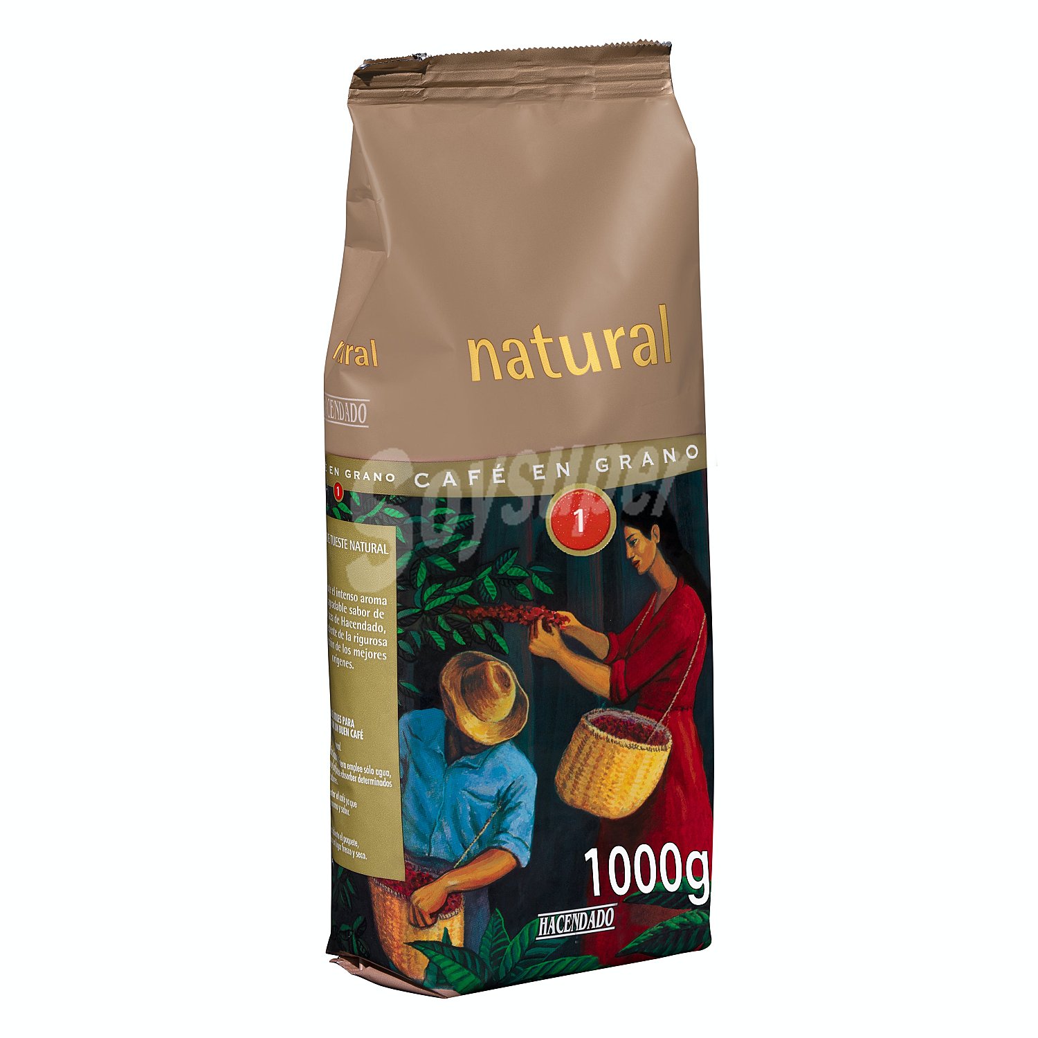 Cafe grano natural Nº 1 (suave Y aromatico)