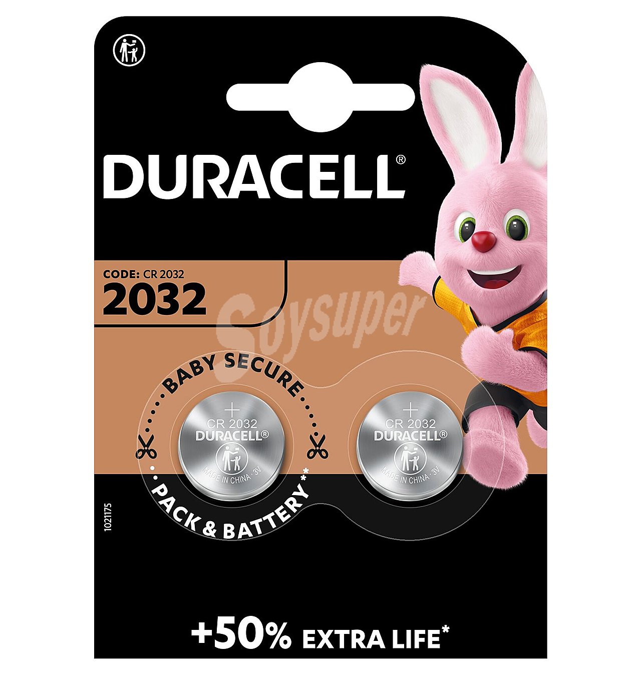 Pilas duracell dl/cr 2032