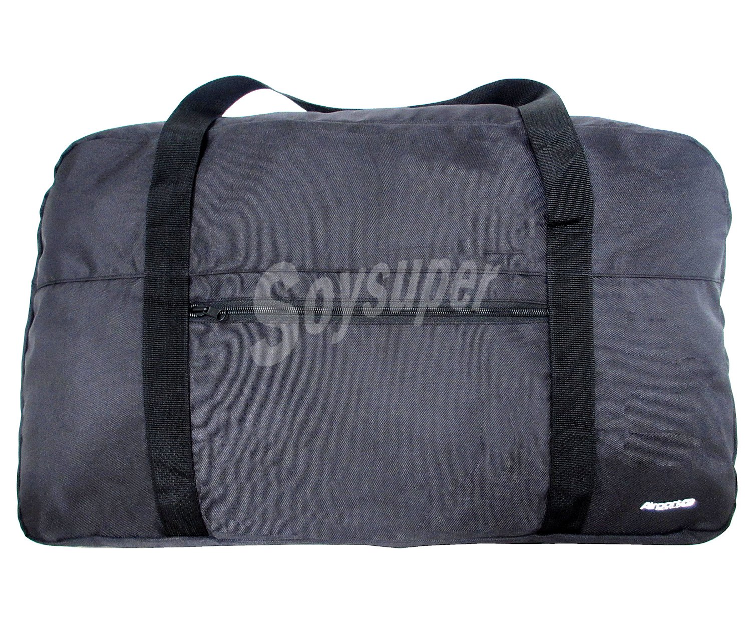 Bolsa de viaje de 50L plegable de multibolsillos, con estructura flexible de color gris alcampo