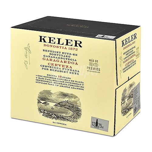 Keler 18 Cerveza keler 18 de 25 Centilítros