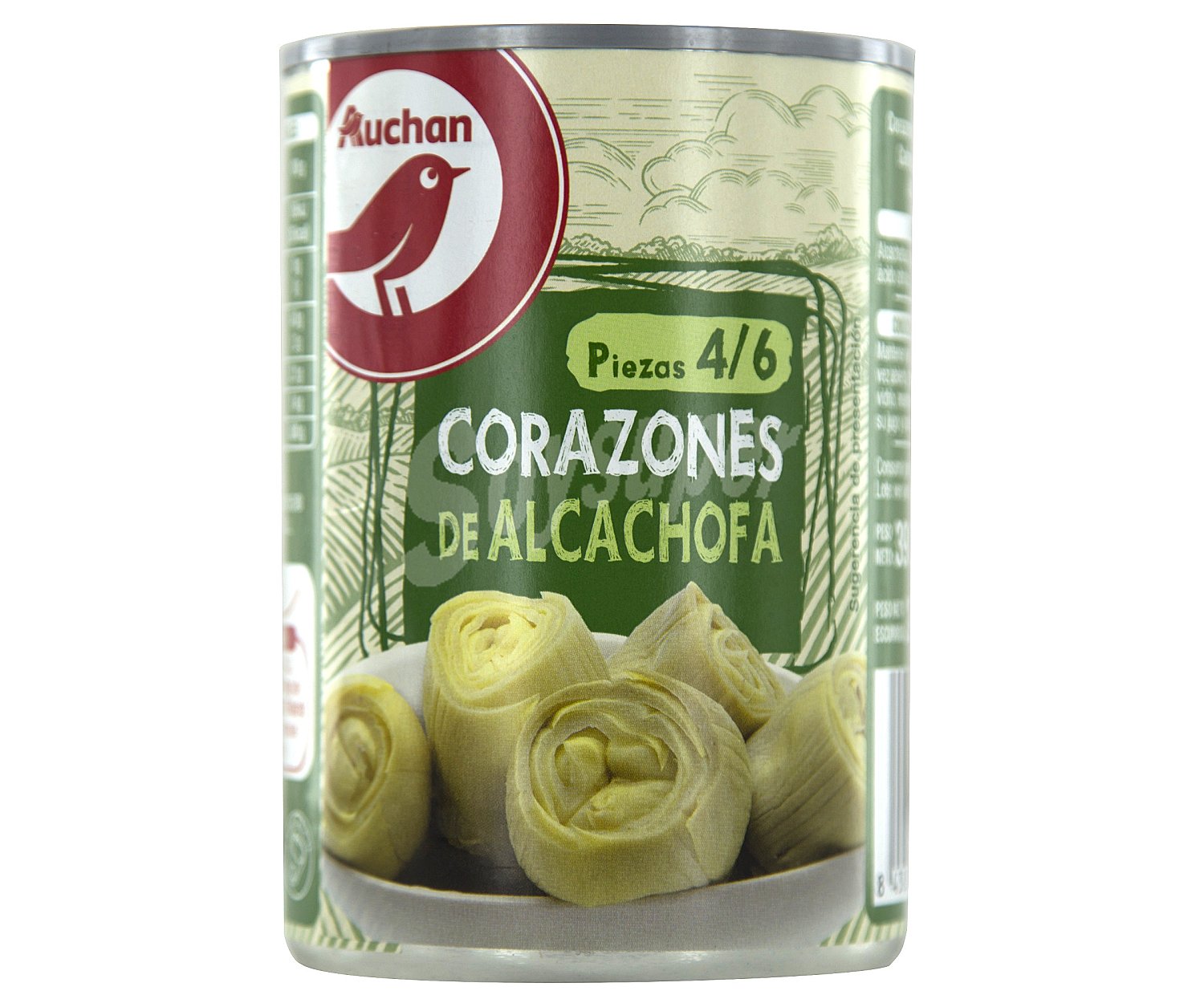 Corazones de alcachofa 4/6 piezas