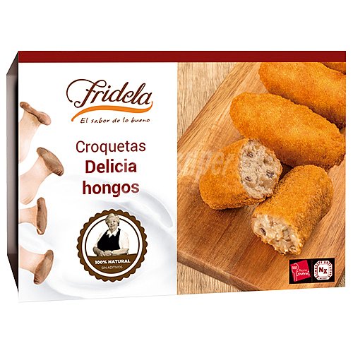 Fridela Croquetas de hongos congeladas fridela