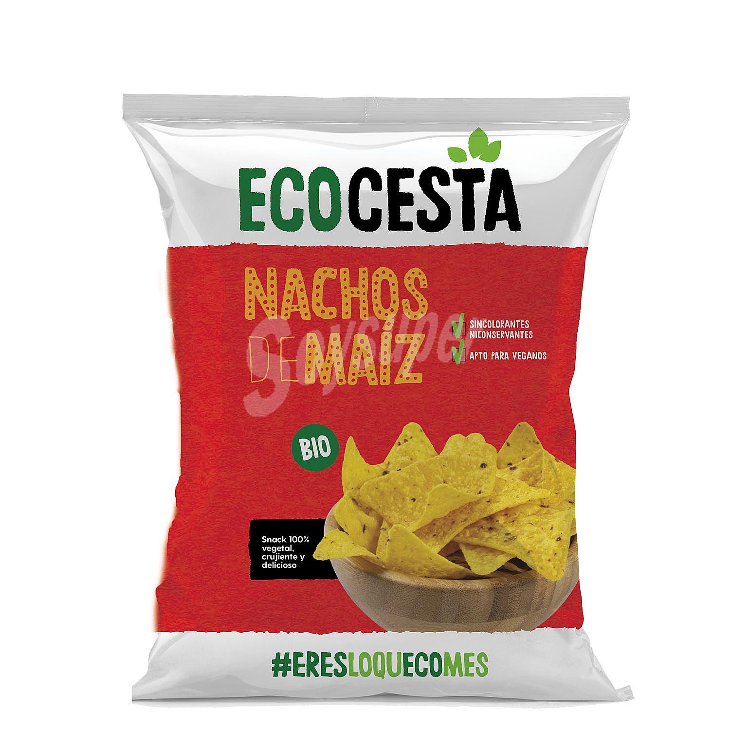 Nachos de maíz naturales ecológicos