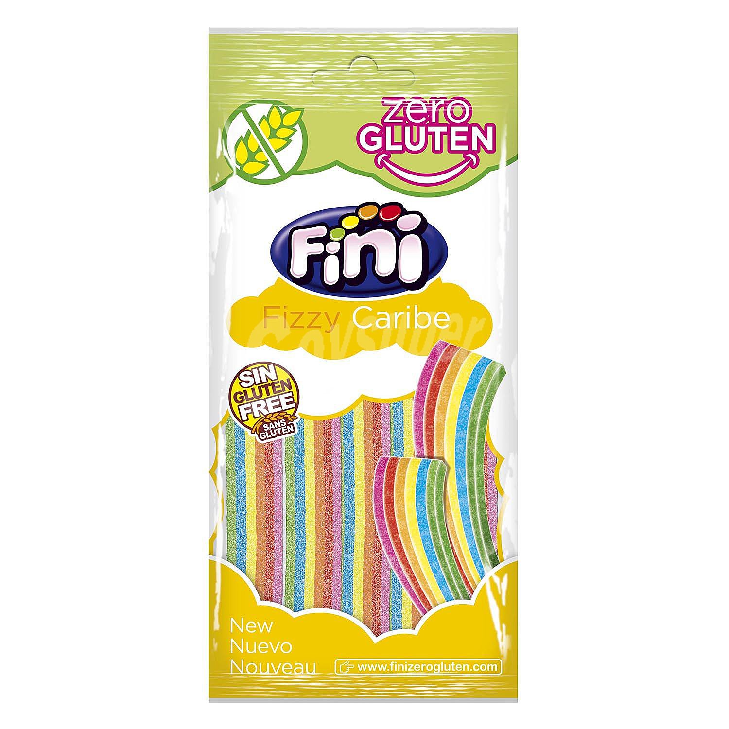 Lenguas de goma Fizzy Caribe Fini sin gluten