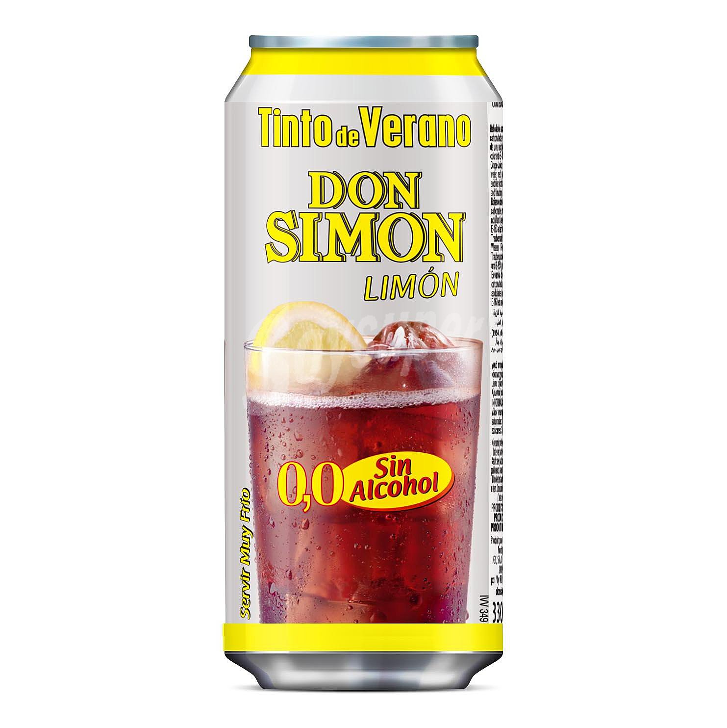 Tinto de Verano con Limón Sin Alcohol