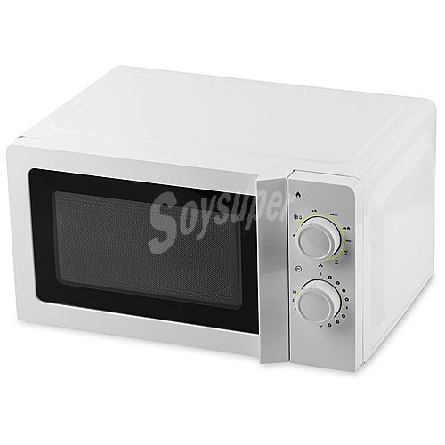 Microondas con grill selecline 152342, color blanco, capacidad 20L, potencia 700W, Grill: 900W