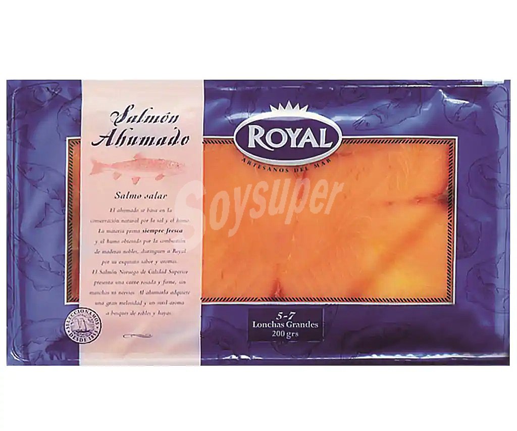 Salmón ahumado noruego Royal