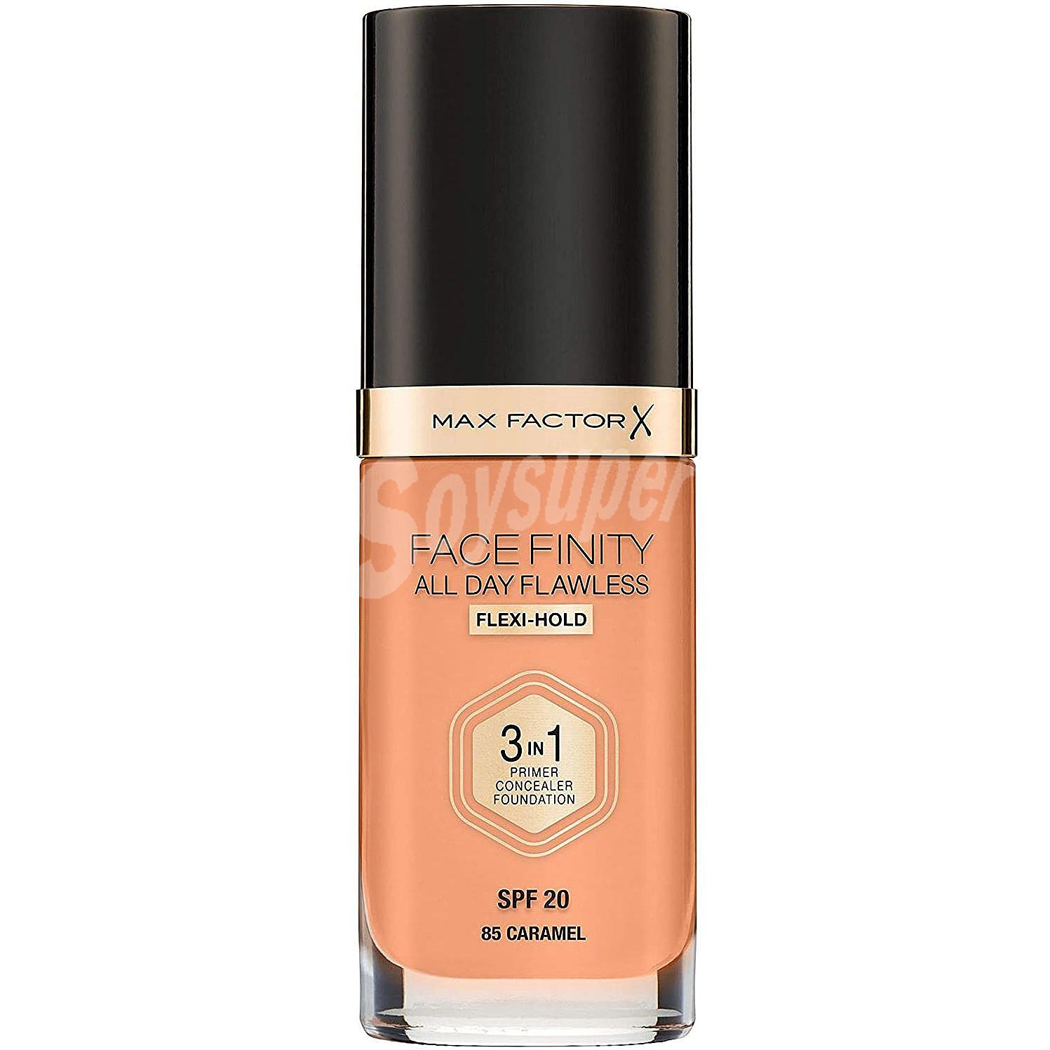 Base de maquillaje face finity 3 en 1 SPF 20 - 85 caramel Max Factor