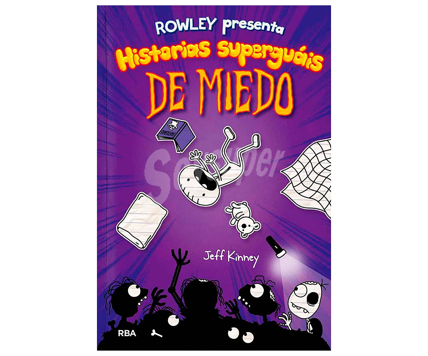 Diario de Rowley 3: Rowley presenta historias superguáis de miedo, jeff kinney. Género: infantil. Editorial rba.