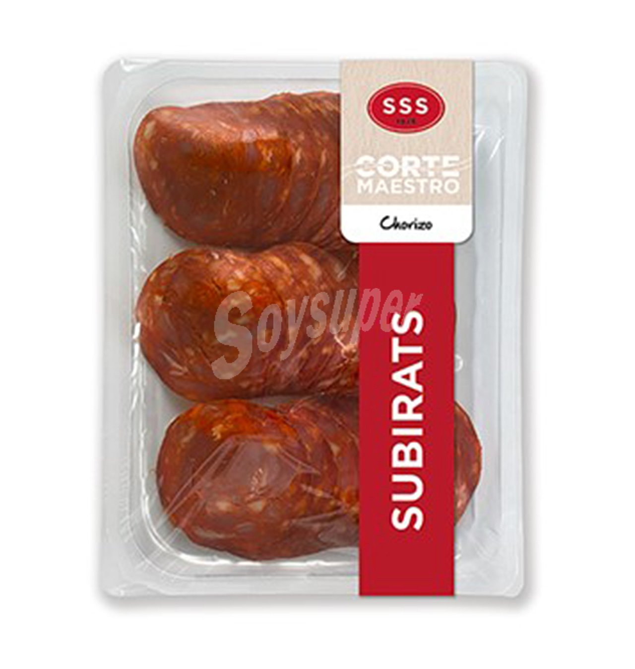 Chorizo subirats extra lonchas