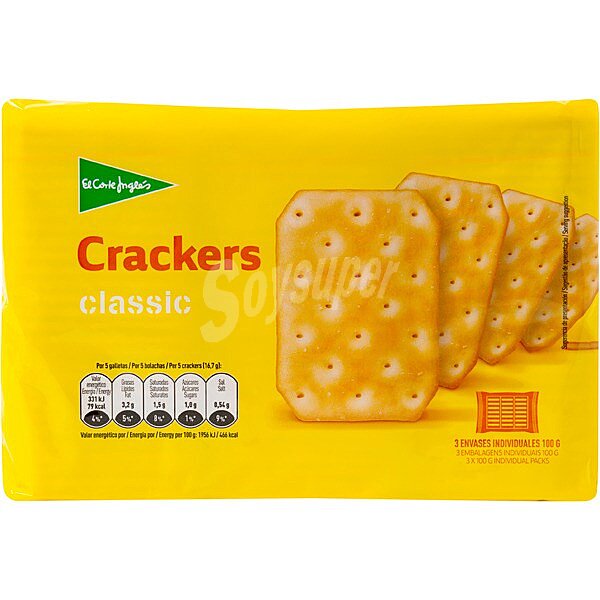 crackers classic paquete 300 g