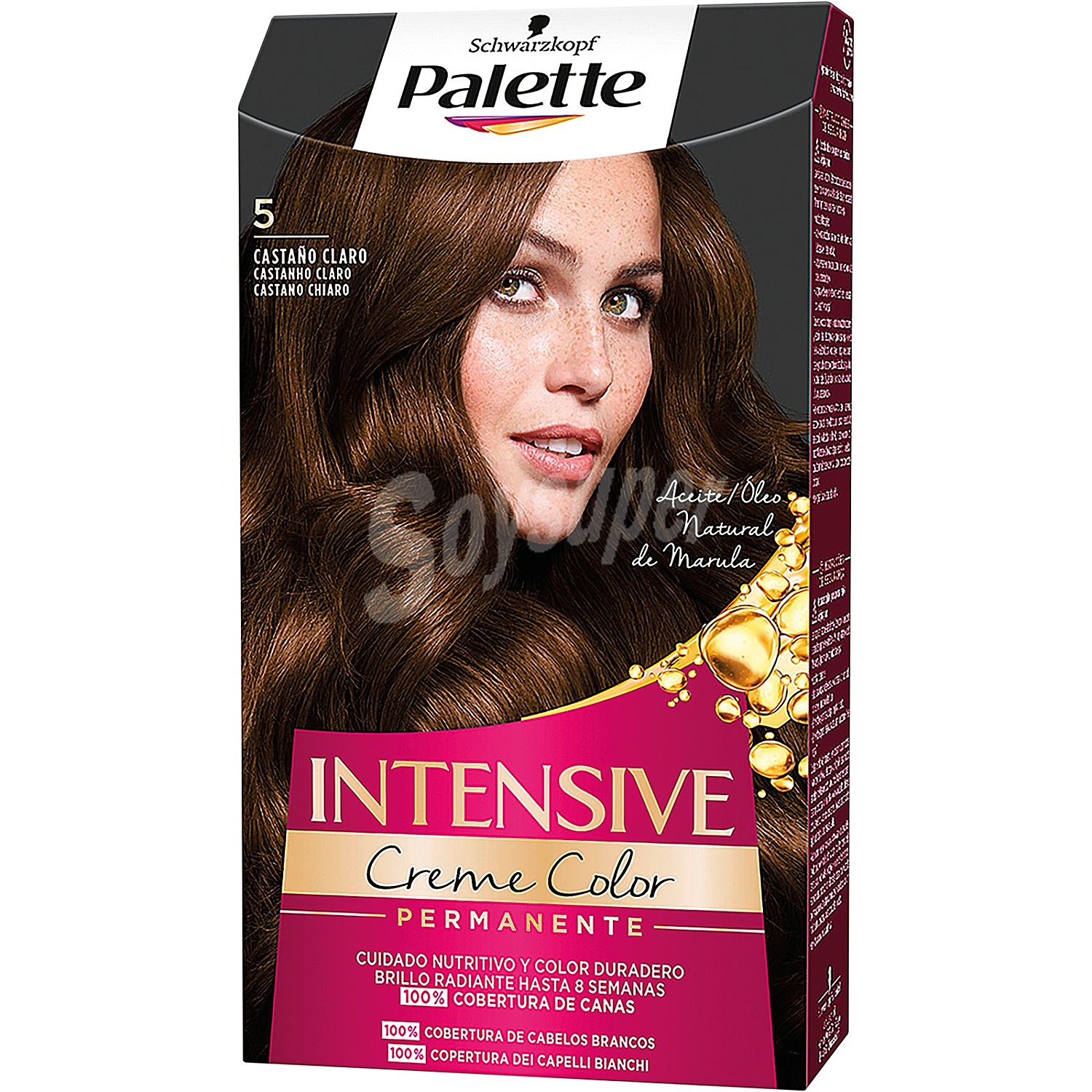 Palette Intensive Creme color castaño claro 5