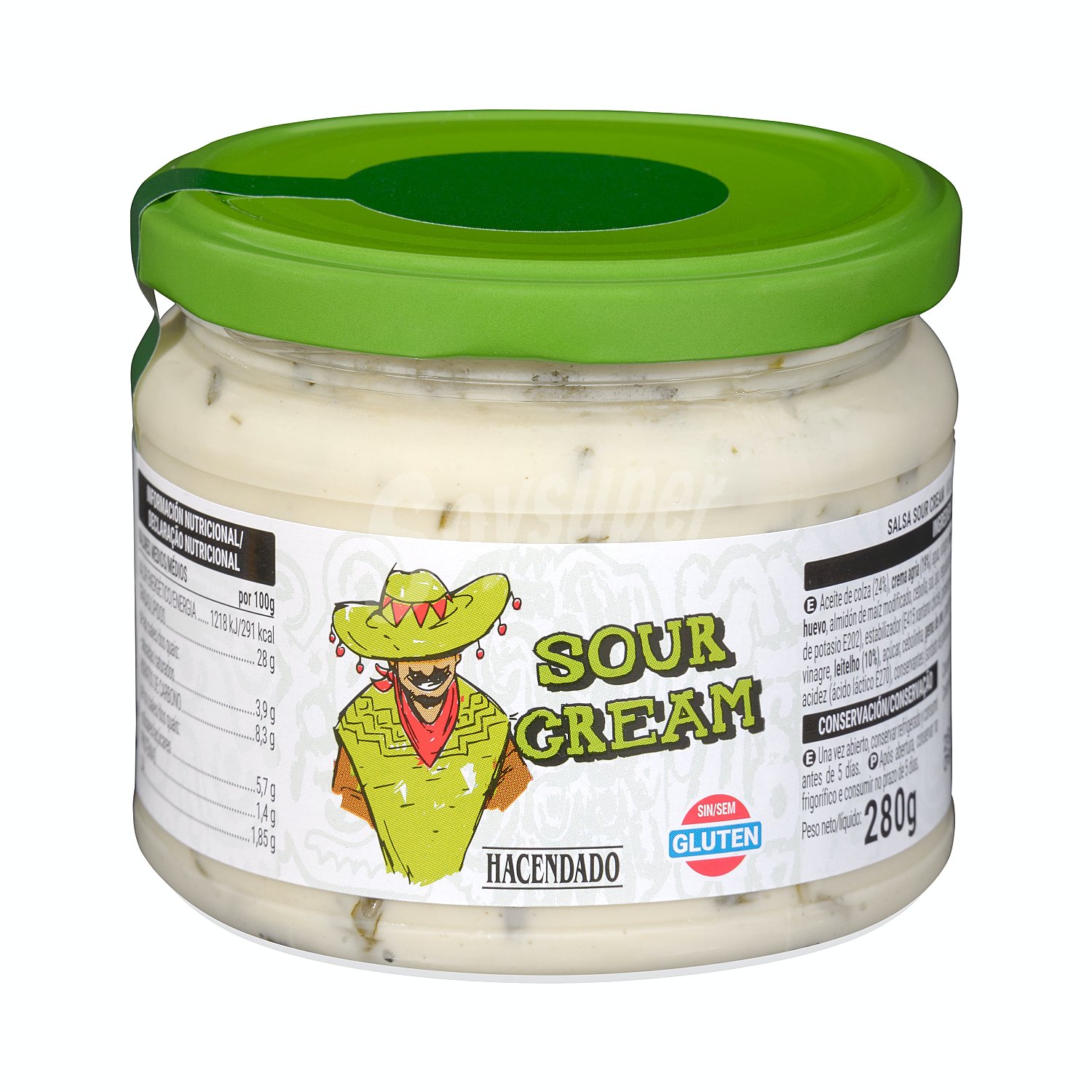 Salsa sour cream