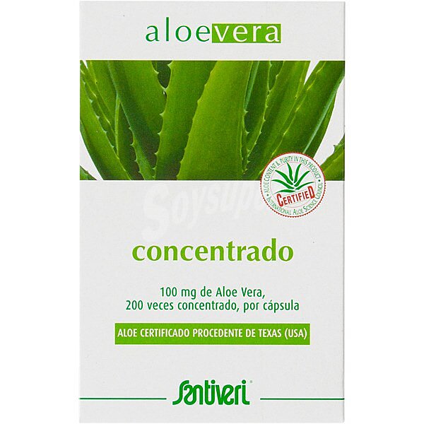 Aloe vera concentrado cápsulas