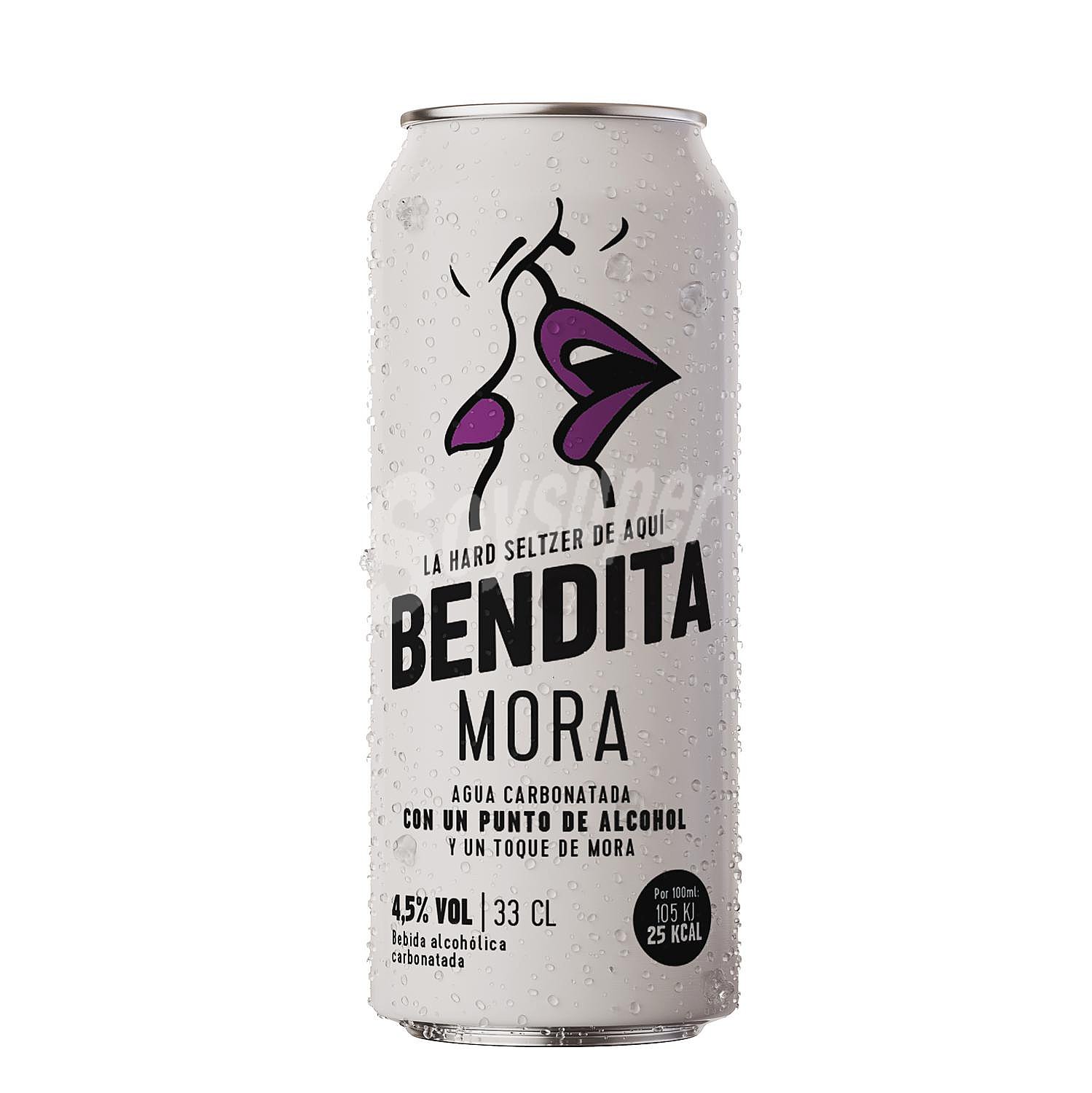 Hard seltzer con mora